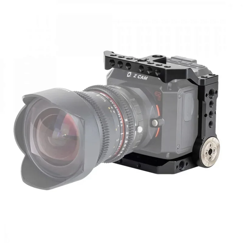 Nitze TP-E2C Camera Cage with Two Built-in NATO Rails and ARRI Rosettes for Z Cam E2C