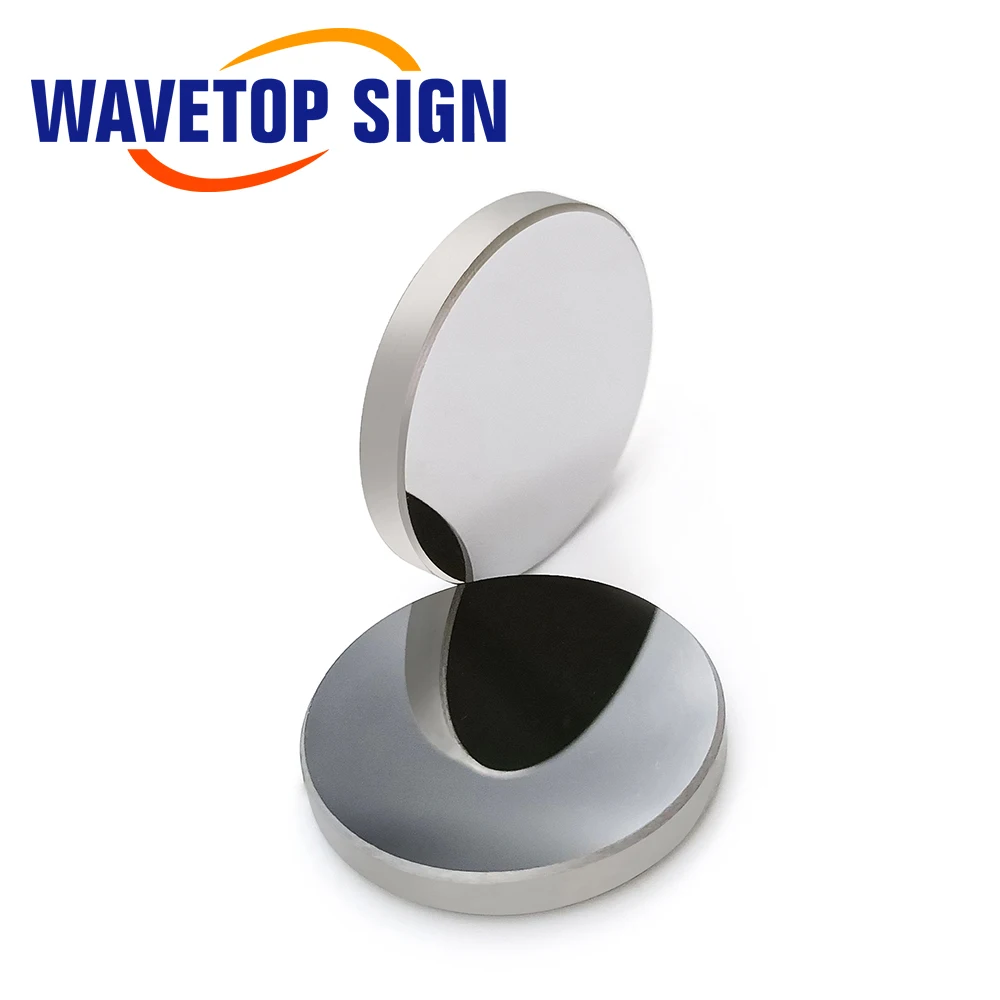 WaveTopSign-Espejo reflectante Mo, diámetro 20, 25, 30, 38,1mm, para máquina cortadora de grabado láser CO2, 3 unidades