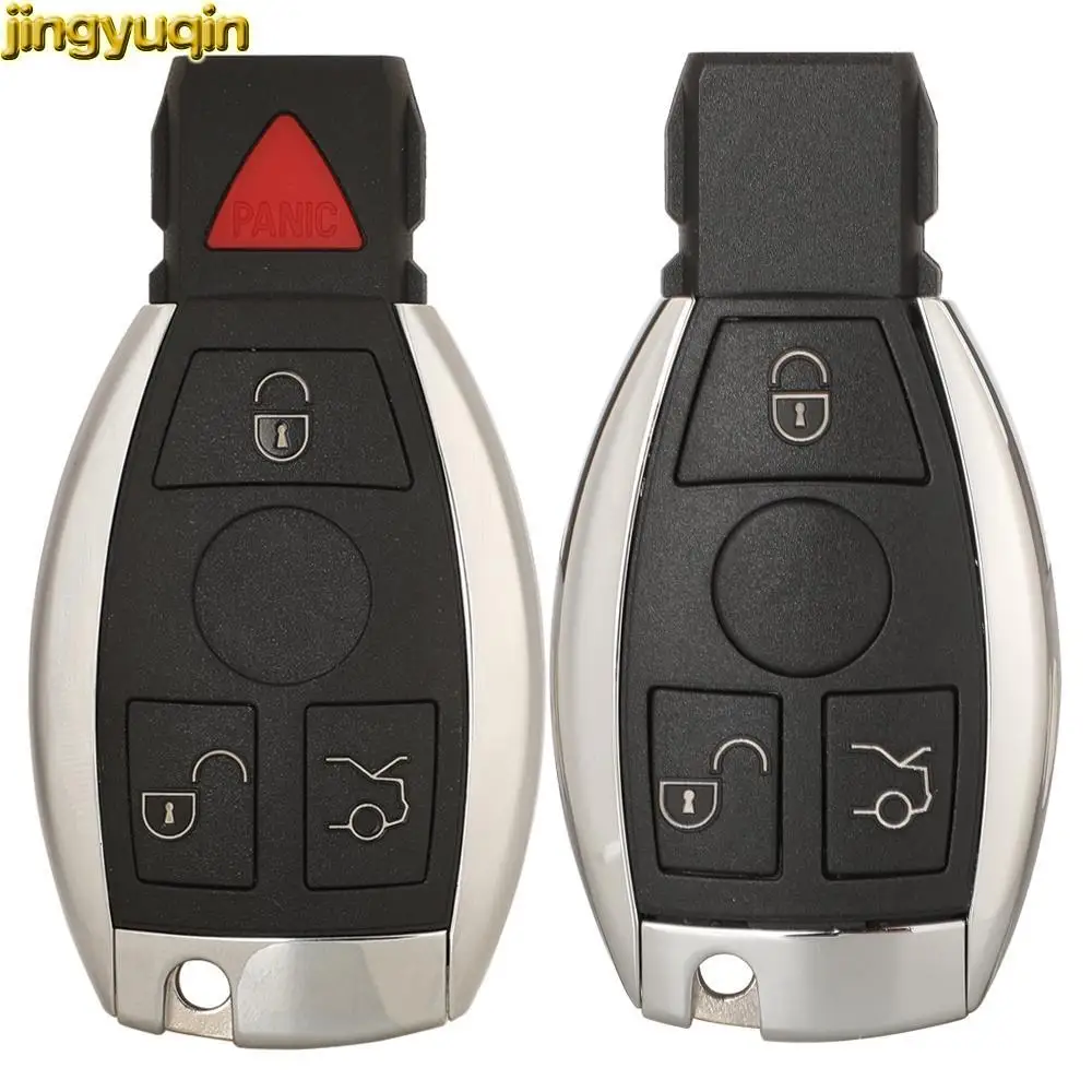 

Jingyuqin 5pcs Remote Car Modified Key Fob Shell For Mercedes Benz B C CL CLK CLS E G GL M 9R S SL SLK Class Sprinter Viano Vito