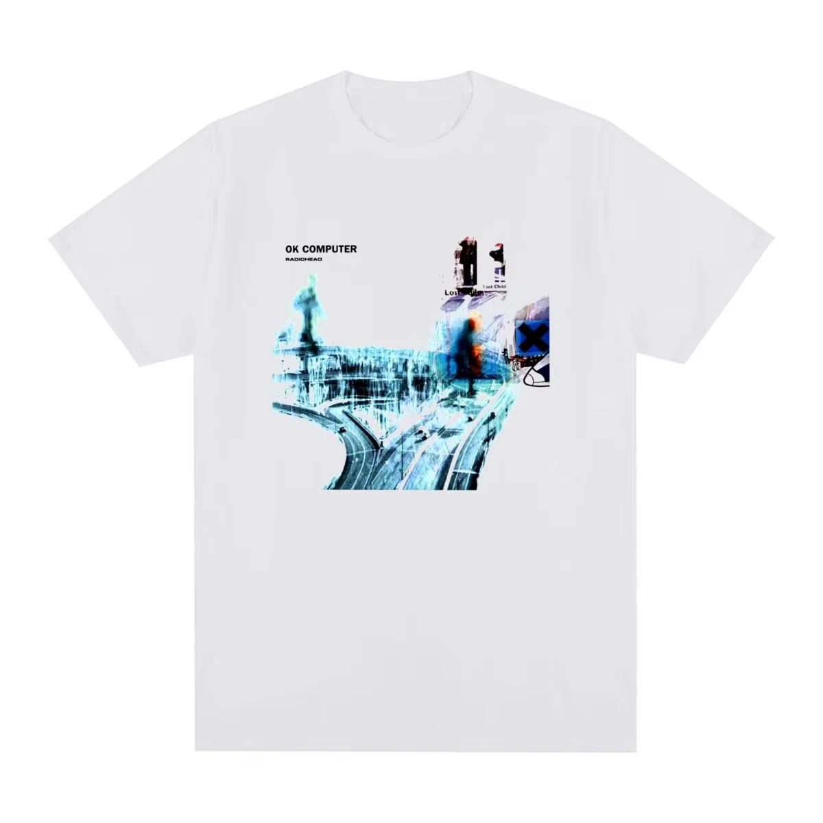 2026 Sommer Bestseller Radiohead Vintage T-Shirt Baumwolle Unisex T-Shirt Hip-Hop Streetwear Übergroßes T-Shirt Kurzarm Freizeitkleidung