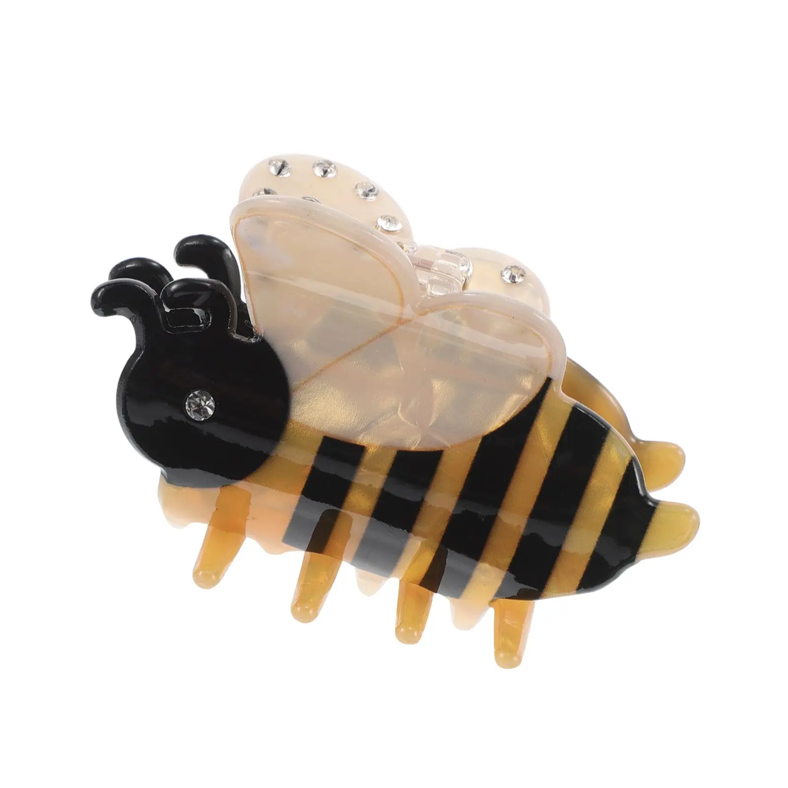 

Cute Cartoon Bee Hair Claw Clips Acetate Material Strong Grip Various Colors Novelty Accessories For Women Girls