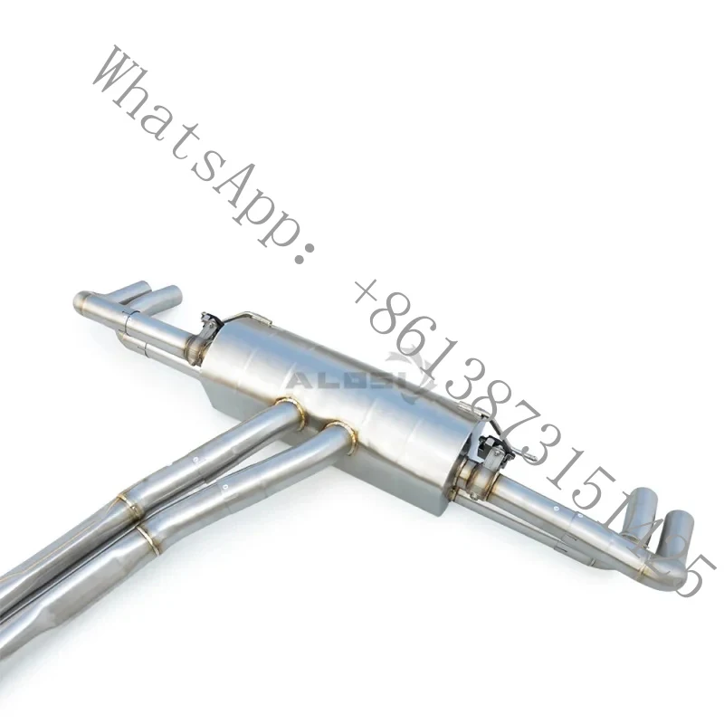 

Stainless Steel with E3 4.0T 2017-2023 High-performance Catback Exhaust System Muffler Racing Upgrade