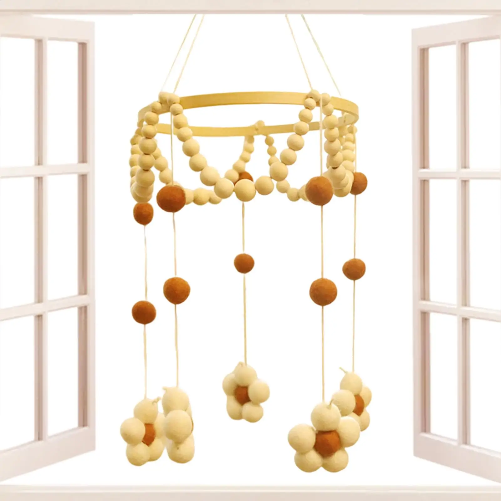Ornamento per lettino mobile per bambini, giocattoli appendibili con decorazione a campana per culla, box, camera da letto per ragazze e ragazzi