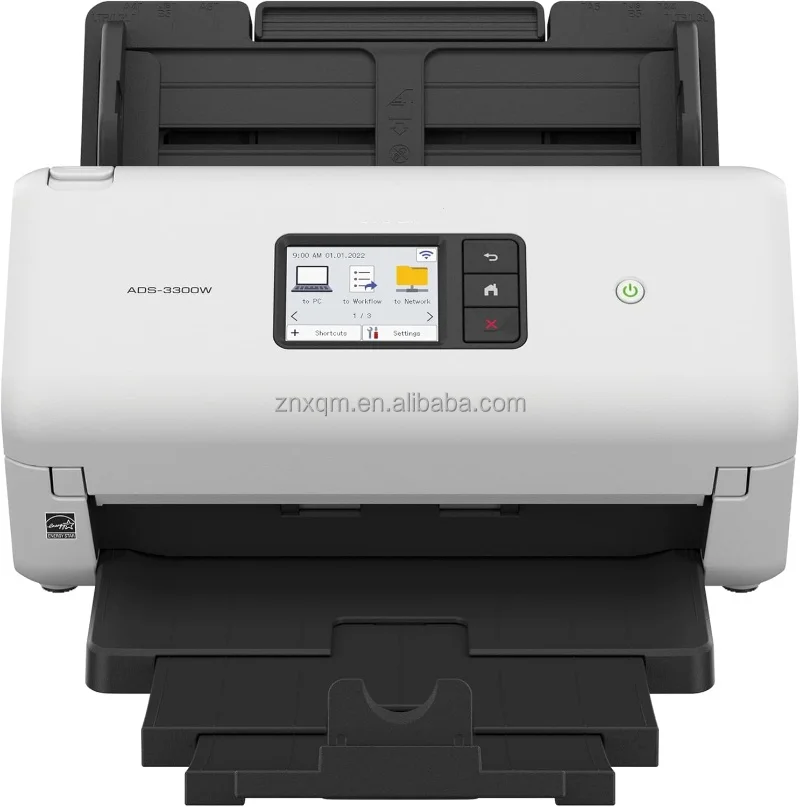 ADS-3300W Scanner desktop professionale ad alta velocità 2.8 Touchscreen 40ppm 300 dpi Interfaccia USB Connettività wireless Stock