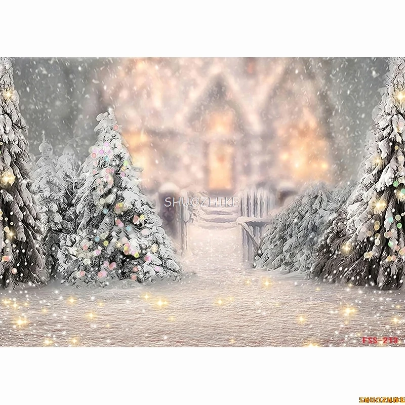 SHUOZHIKE-خلفيات أنيقة للتصوير الفوتوغرافي لشجرة الصنوبر ، ديكورات داخلية للمنزل ، استوديو تصوير عائلي ، خلفية عيد الميلاد ، * *