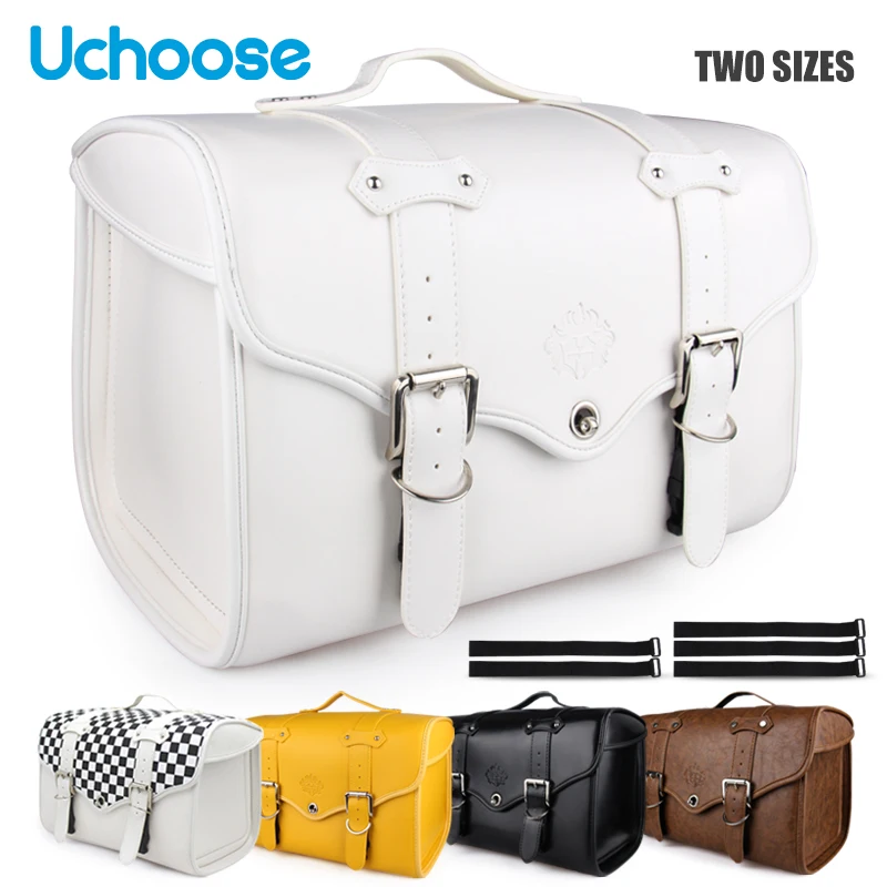 Motorcycle Tail Bag Side Saddlebag Waterproof Luggage Bag For Honda Rebel For Cruiser For Scooter For Travel Bag Vespa Sissy Bar