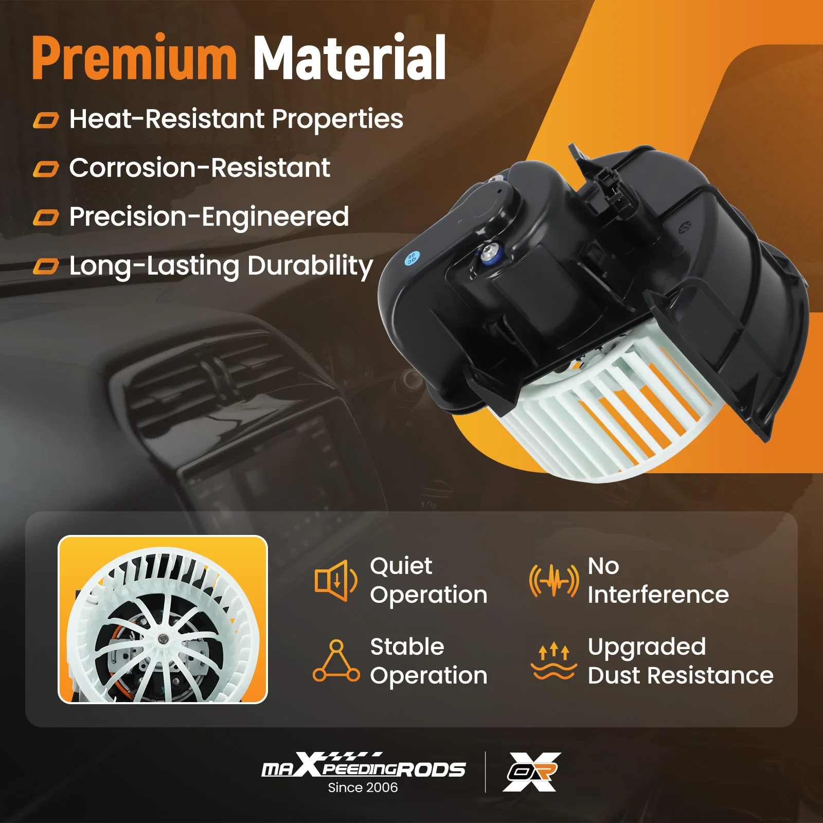 

Мотор вентилятора отопителя с корпусом вентилятора для Volkswagen Touareg Audi Q7 700262 76994