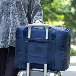 Folding Travel Bags Large Capacity Waterproof Bag Gym Yoga Storage Portable Luggage Handbag Durable Oxford Cloth Bag