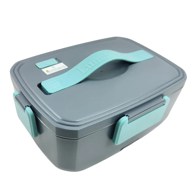 Power supply hot lunch box Car plug-in portable water-free heating lunch box High power 90W Large capacity 2.0L