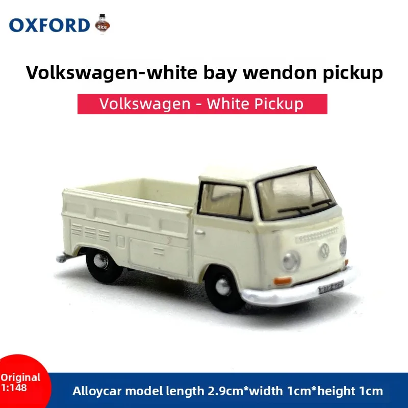 다이캐스트 옥스포드 1:148 스케일 폭스바겐 베이 윈톤 픽업 트럭 합금 자동차 모델 소장 장난감 선물 기념품 디스플레이 장식품