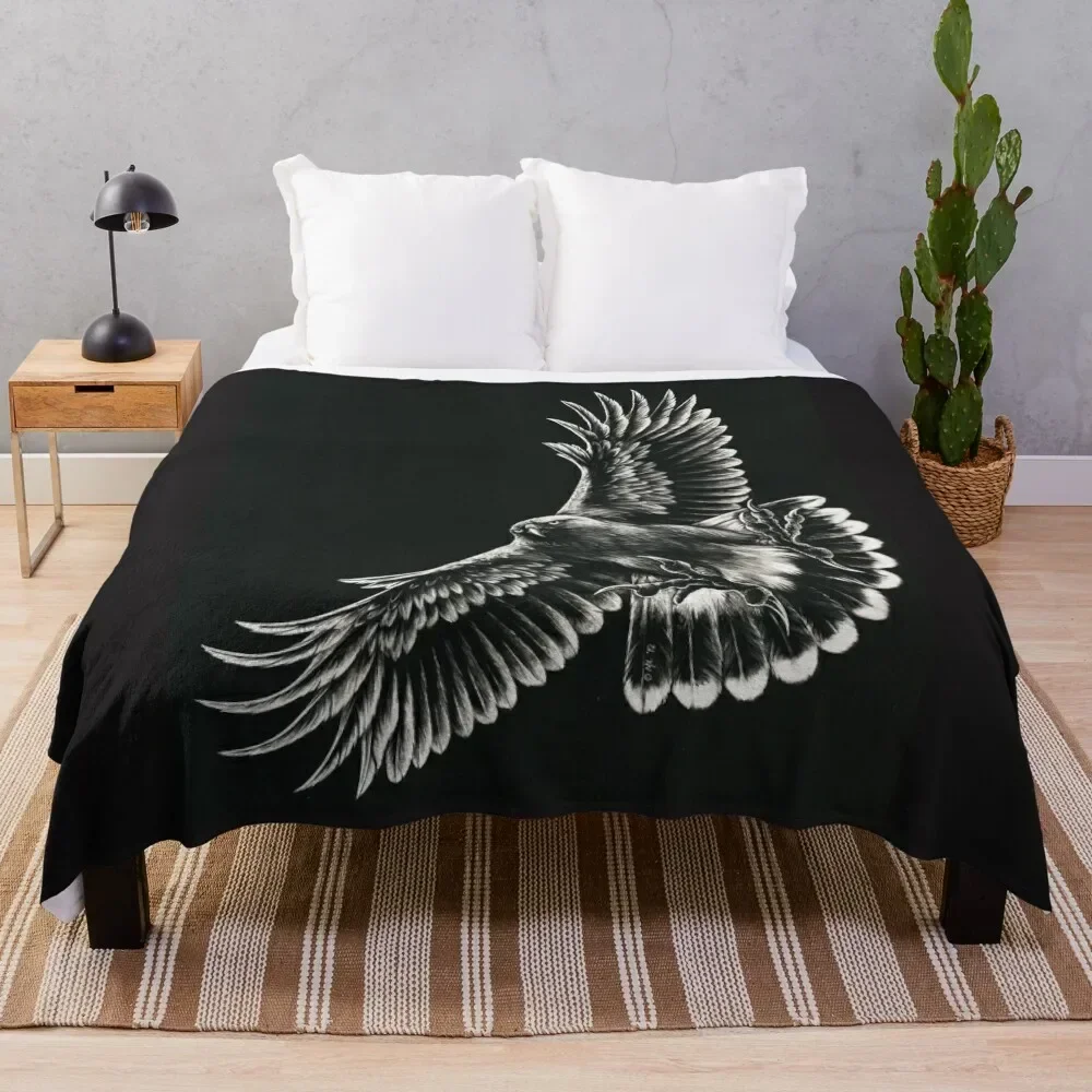 

Mariposa the Harris Hawk Throw Blanket Sleeping Bag Decorative Sofa Blankets