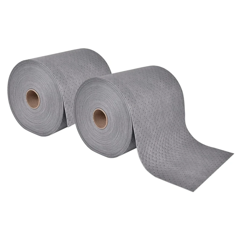 موقع البناء الجديد، سجادات تسرب الزيت الهيدروليكي، حواجز الاحتواء الآمنة، لفات ماصة للزيت