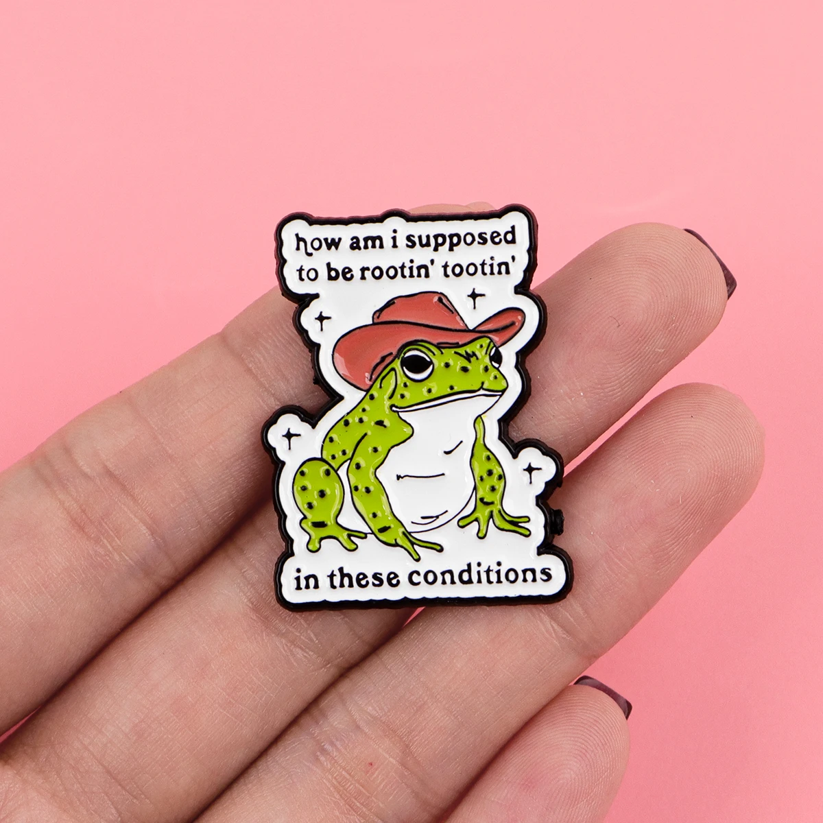 Animals Frog Quotes Enamel Pin - Women Accessories Quotes recension och pris