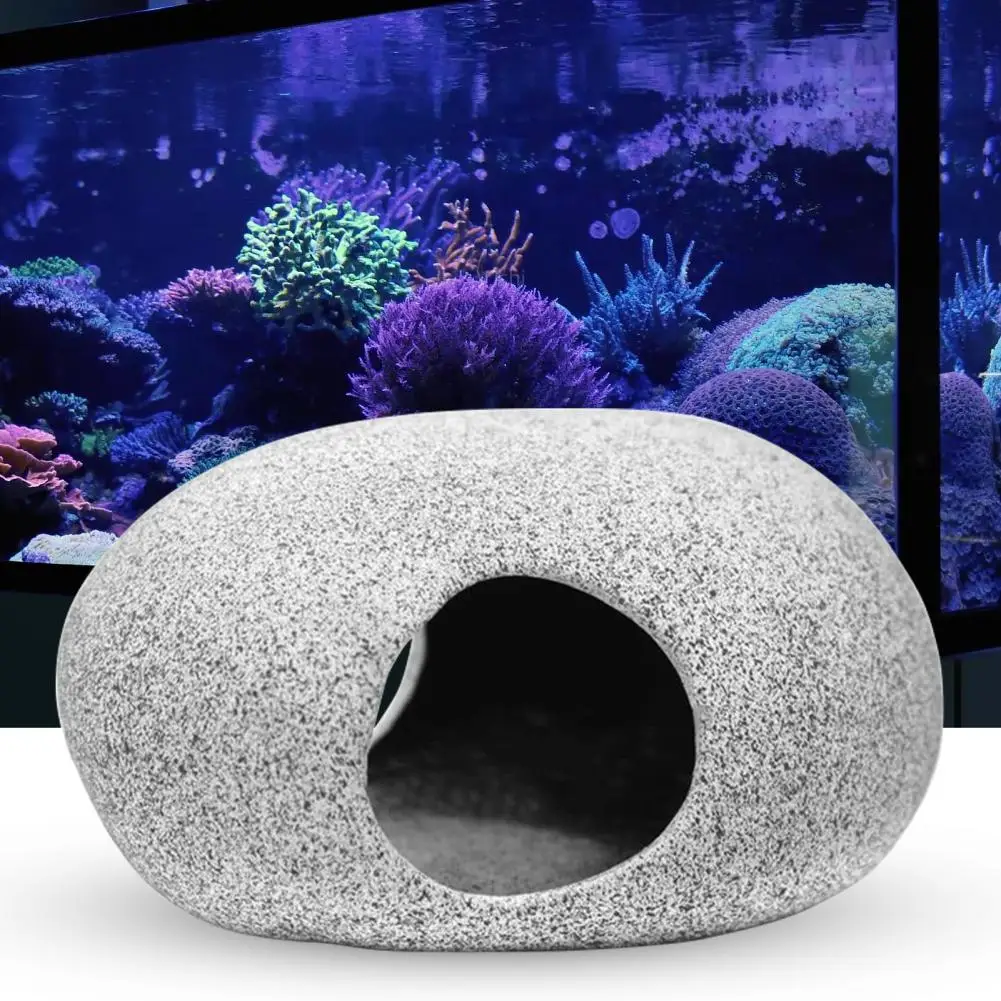 Practical Hiding Stone House Delicate Fish Rock House Eco-friendly Feast Visual Hiding Breeding Fish Rock House