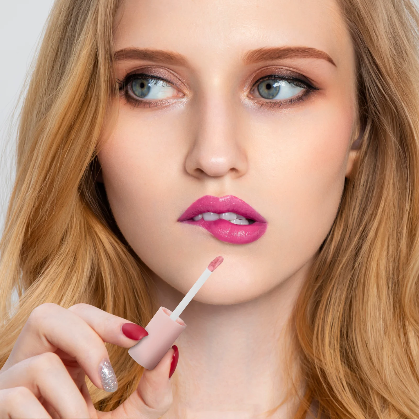 

10Pcs 3Ml Lip Gloss Tube Container Reusable Lightweight ABS Vials for Eyelash Oil Lip Glazes on-The-Go Use Lipstick Bottle