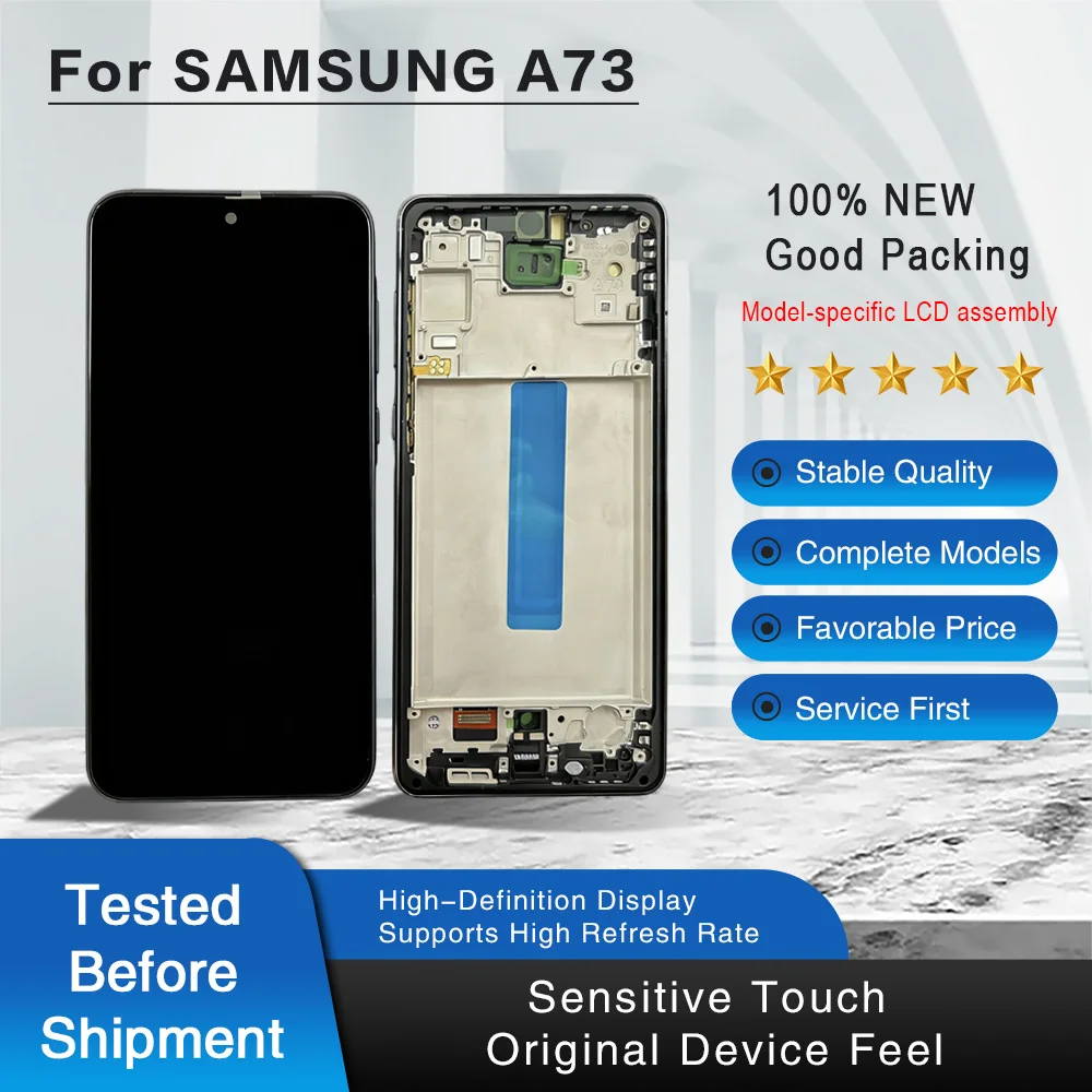 67インチ-サムスン-galaxy-a73-5g-lcdディスプレイ-タッチスクリーンデジタイザーアセンブリ-a736-a736b-a736b-ds-lcdモジュール交換部品