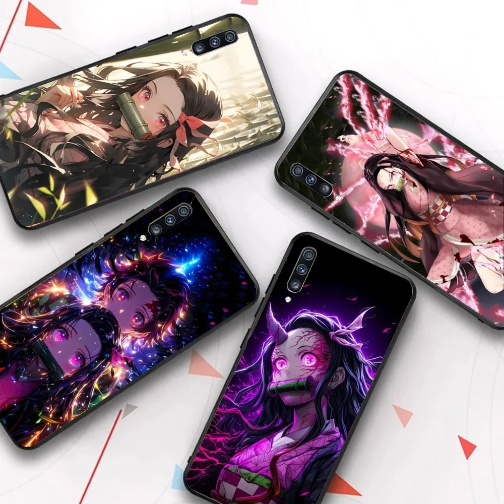 D-Demon S-Slayer K-Kamado N-Nezuko Phone Case For Samsung A 10 11 12 13 20 21 22 30 31 32 40 51 52 53 70 71 72 73 91 13 Shell