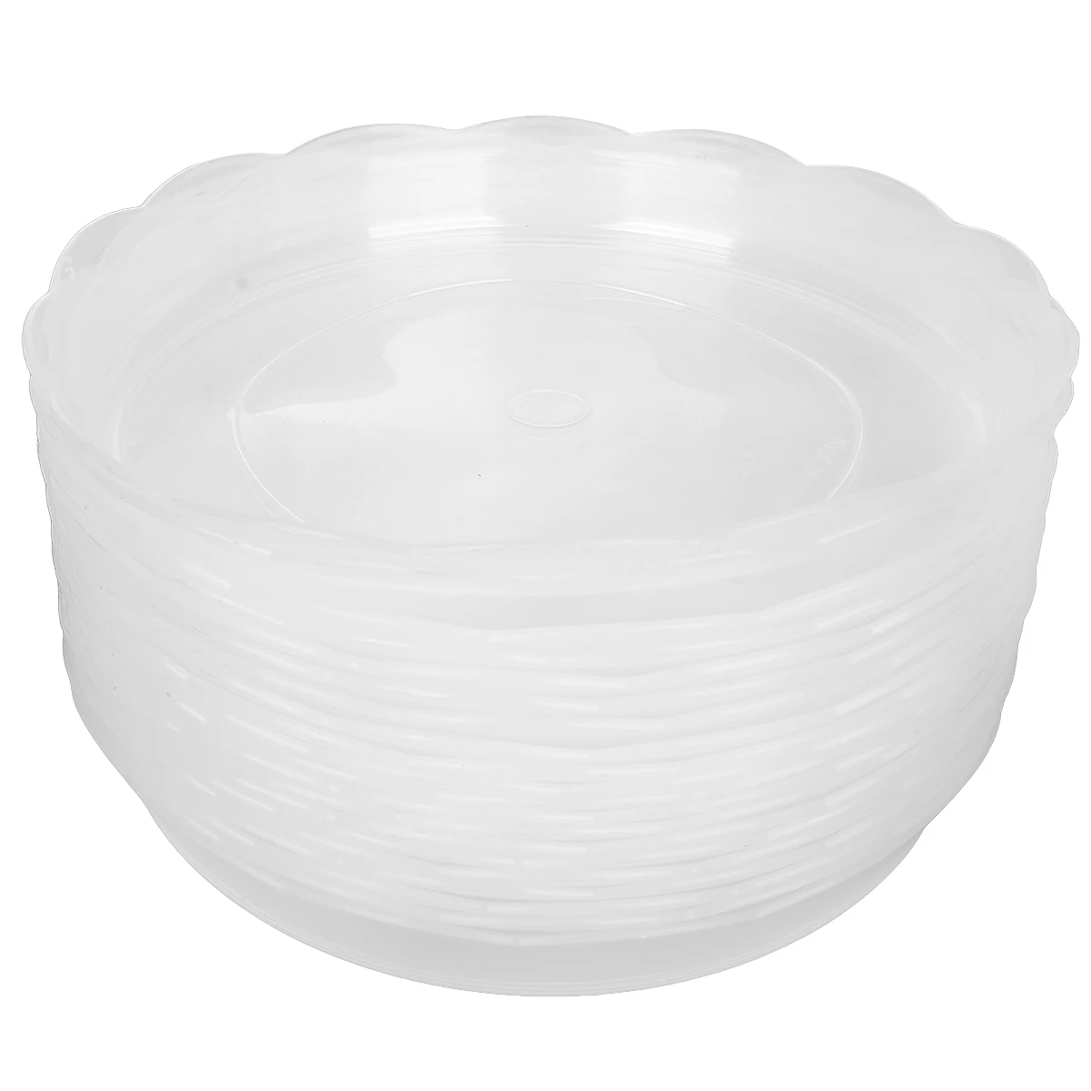 

20pcs Round Planter Tray Large Plant Saucer Flower Pot Trays Durable Plastic Protect Surfaces Maintain Moisture Levels