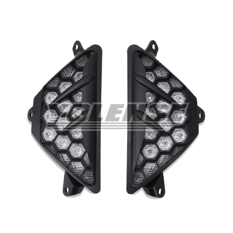 Motorcycle Front Turn Signal Light LED Flasher Indicator Lamp Fit For NINJA 250/300/400 ZX-25R ZX25R NINJA400 NINJA300 NINJA500