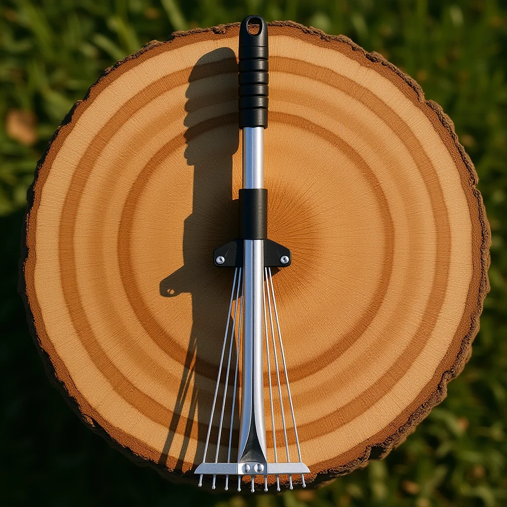 

Retractable Adjustable Telescopic Leaf Rake Garden Rake for Lawn Yard Gardening Tools Lightweight Anti-Skid Handle