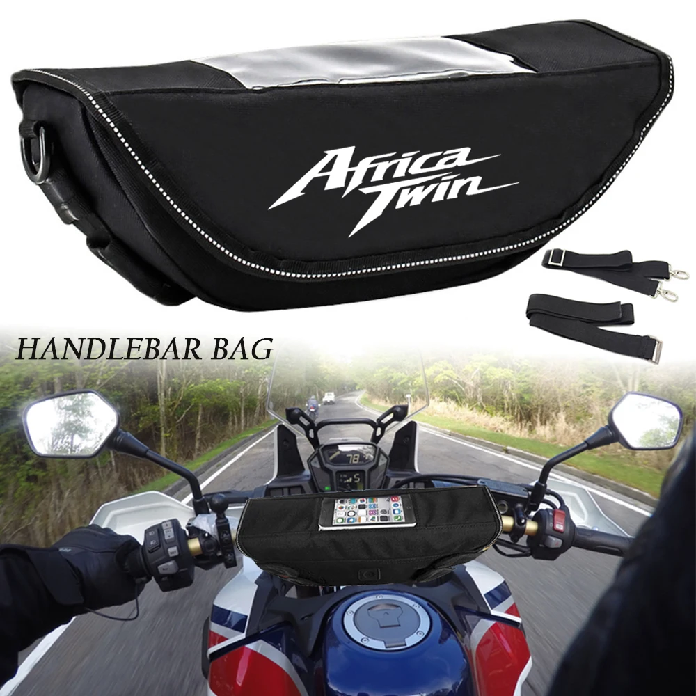 For HONDA CRF1000L CRF1100L Africa Twin Adventure Sport storage bag Modern waterproof motorcycle handlebar travel bag