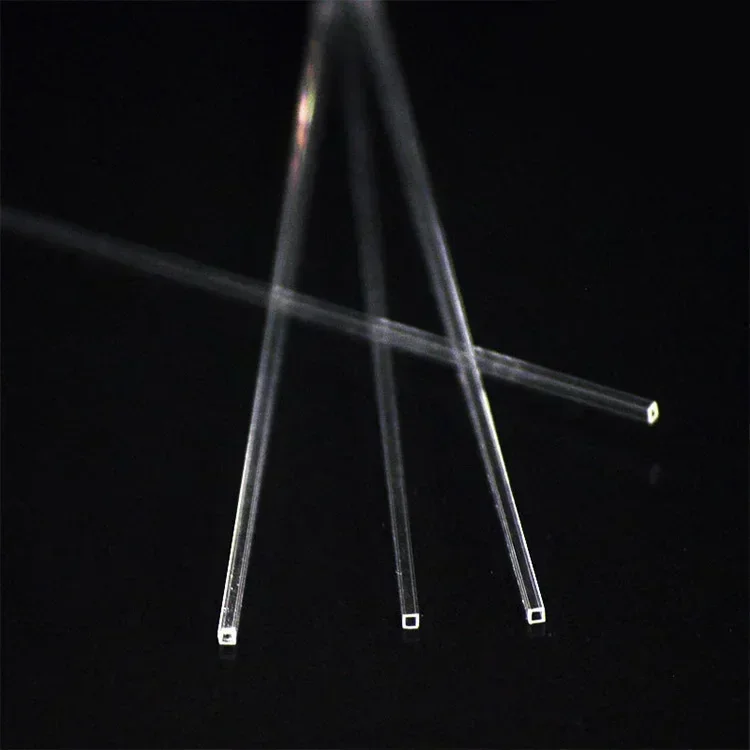 Transparent Quartz Capillary Glass Tube with High Temperature Resistance for Flanges Connection