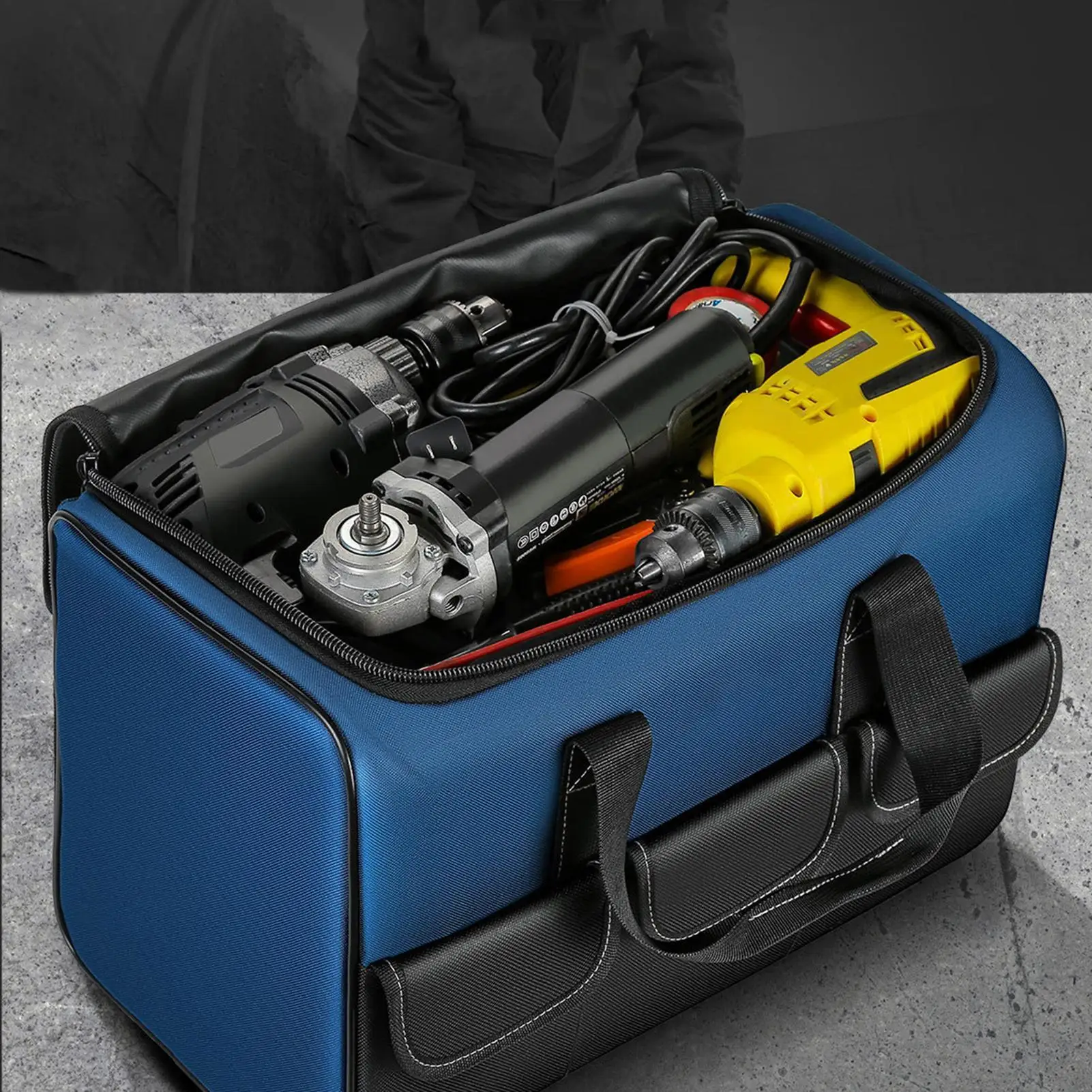 

large capacity Tool Bag Waterproof Oxford Cloth Tool Tote Heavy Duty Storage Organizer Bag maintenance special tool bag