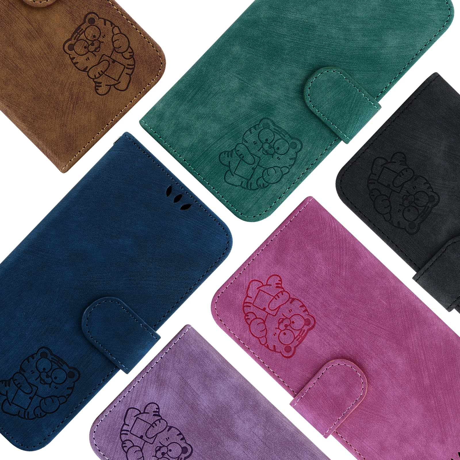 حافظة لهاتف سامسونج جالاكسي S21 S22 S23 S24 S25 S26 Plus Ultra S21 S24 S25 FE S26 PRO Edge غطاء حماية جلدي