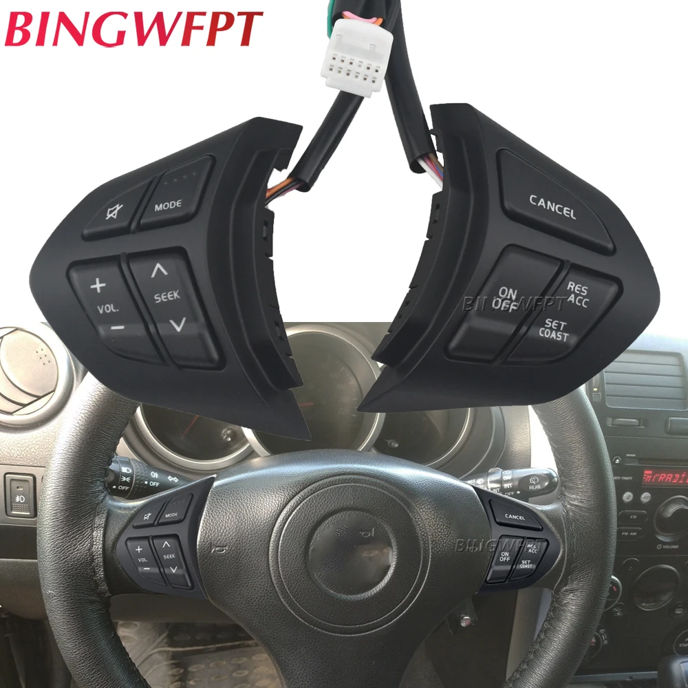 

Кнопки управления громкостью автомобиля, Bluetooth, переключатель круиз-контроля на руль для Suzuki Grand Vitar 2005-2015, круиз-переключатель