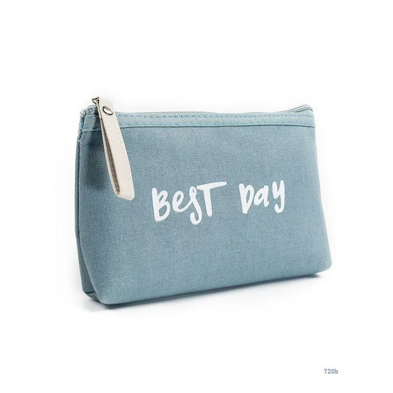 Korean Small Makeup Bag for Women Cosmetic Storage Bag Portable Toiletry Bags Female Beauty Case Solid Color Cosmetic Pouch