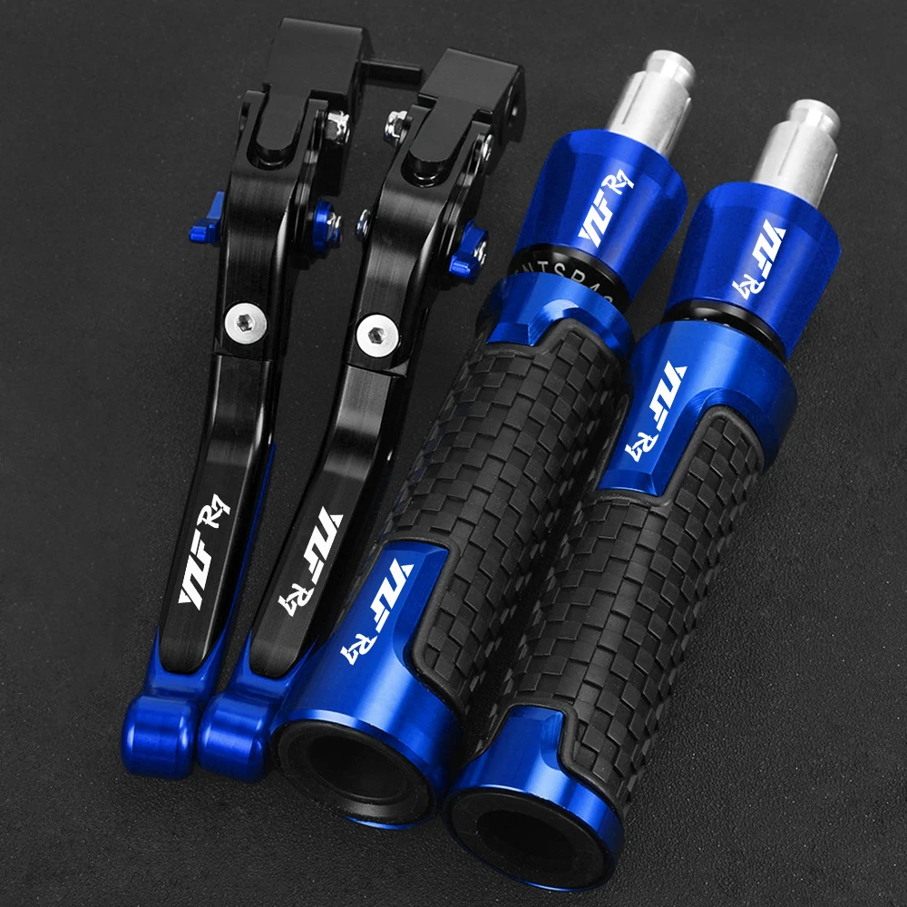 

Motorcycle Adjustable Brake Clutch Levers 22mm Handlebar grips Handle ends For YAMAHA YZFR7 YZF R7 YZF-R7 2024 2023 2022 2021