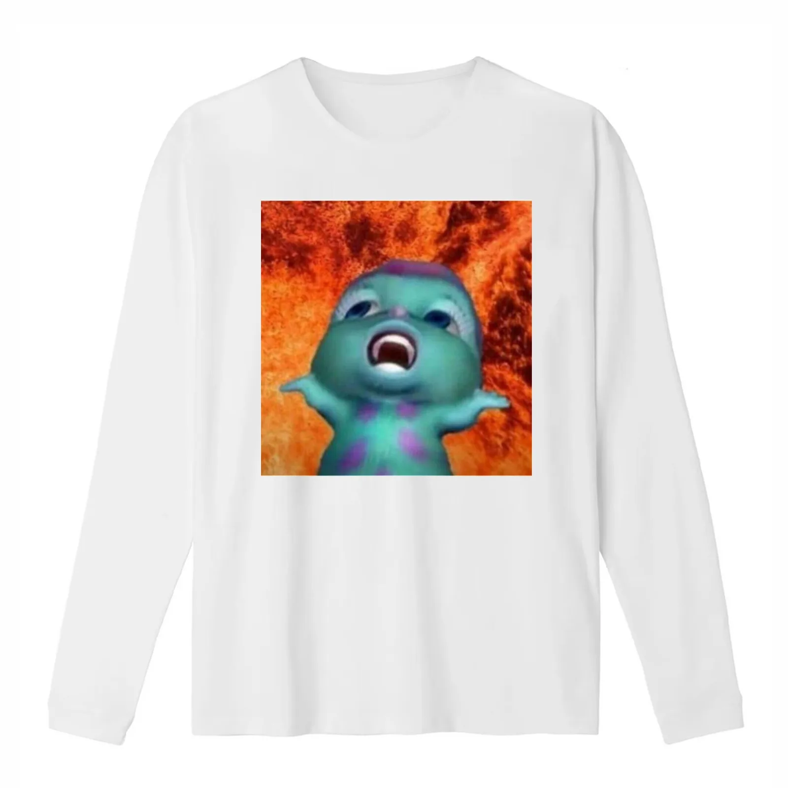 Chaotic Bibble T-Shirt Summer Casual Cotton Tee Oversized Streetwear Tops Vintage Graphic Print Loose Fit Short Sleeve