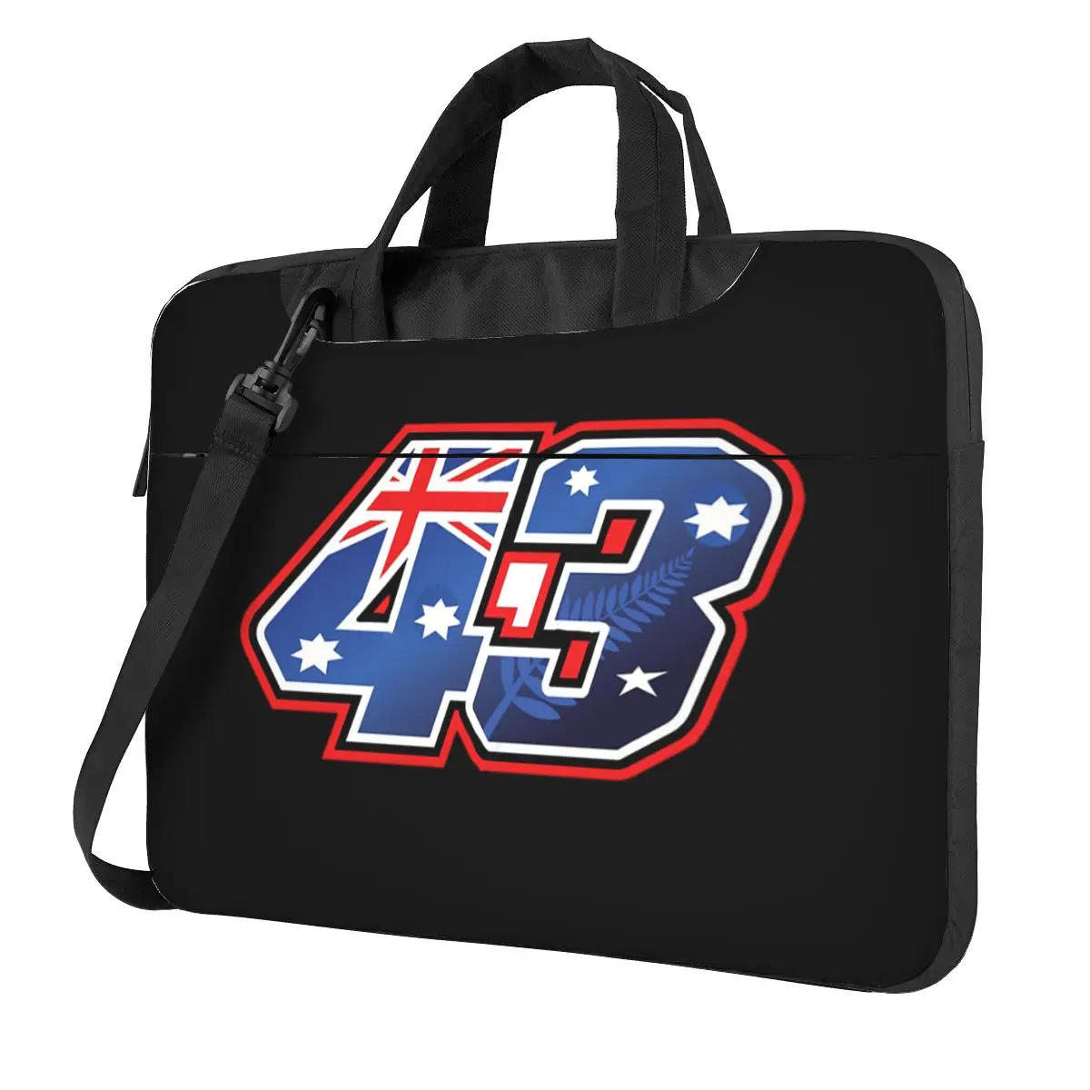 Jack Miller Number 43 Australia Crossbody Laptop Bag Case Computer Bag Resistant Protective Notebook Pouch forMacbook Pro Lenovo