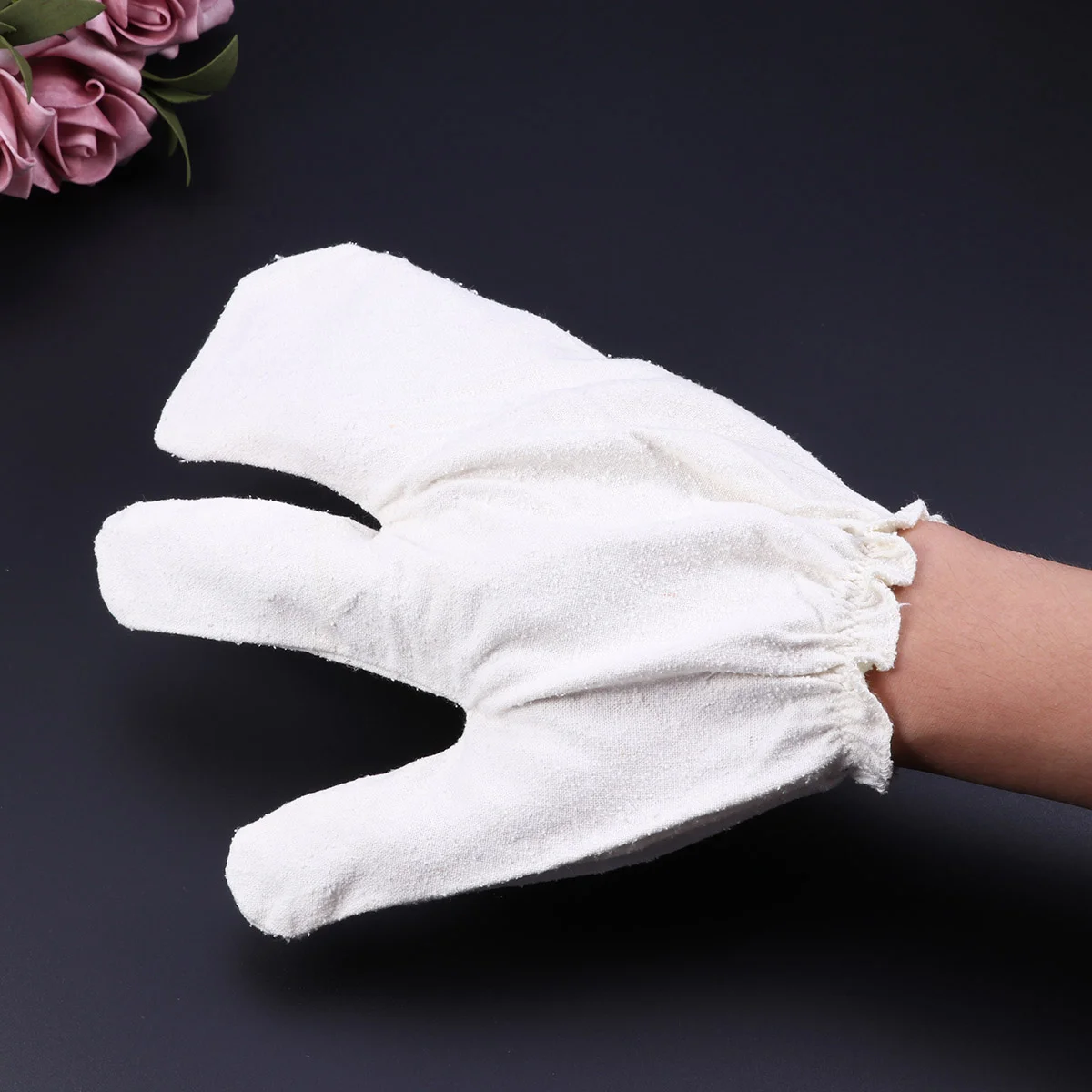 

Silk Bath Shower Mitts Gloves Scrub Scrubber for Exfoliating Massage Lymphatic Drainage bath mitts bath gloves