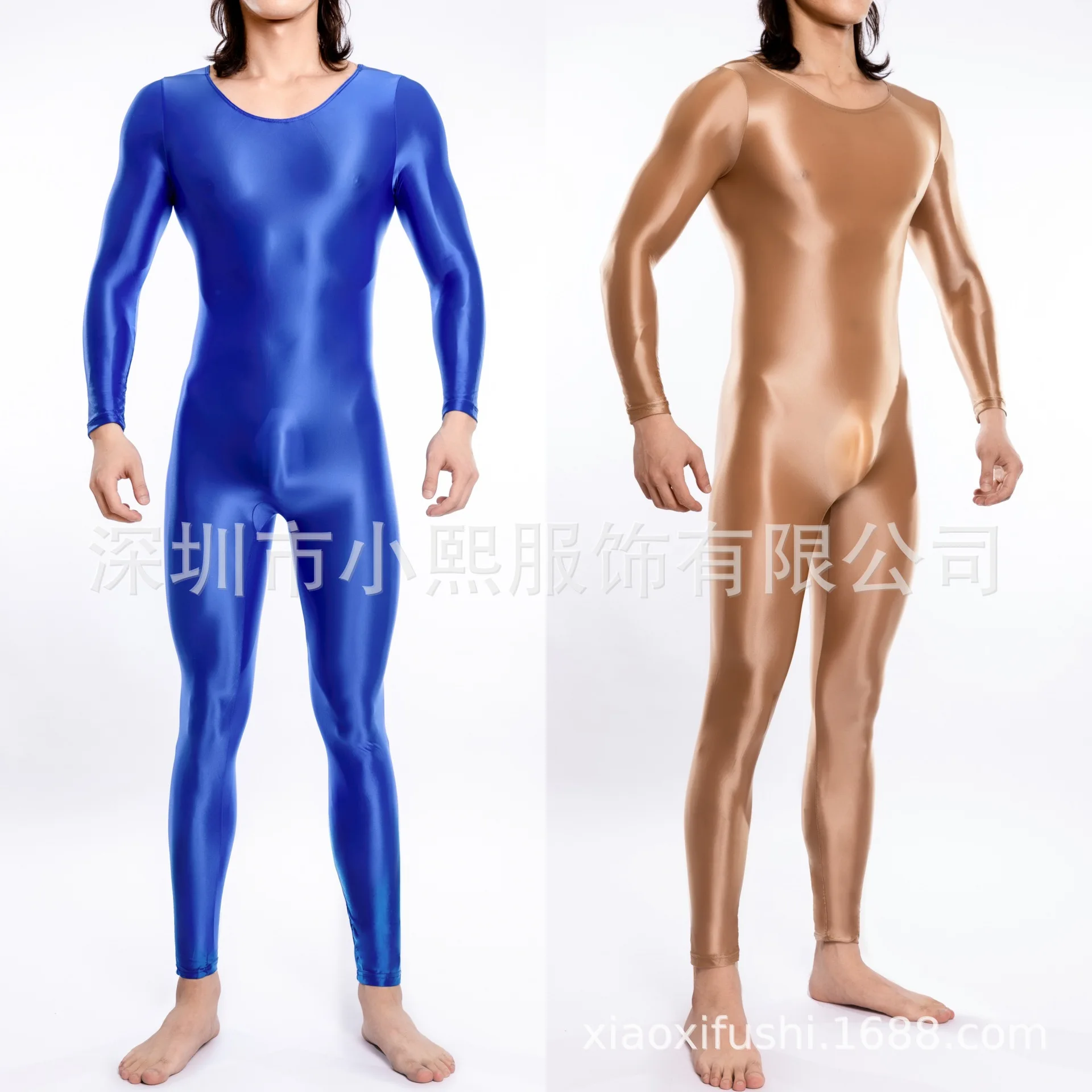 남성 전신 점프수트 오일 샤이니 실키 글로시 섹시 투명 스무스 커플 섹스 BDSM, 고탄성 대형 사이즈