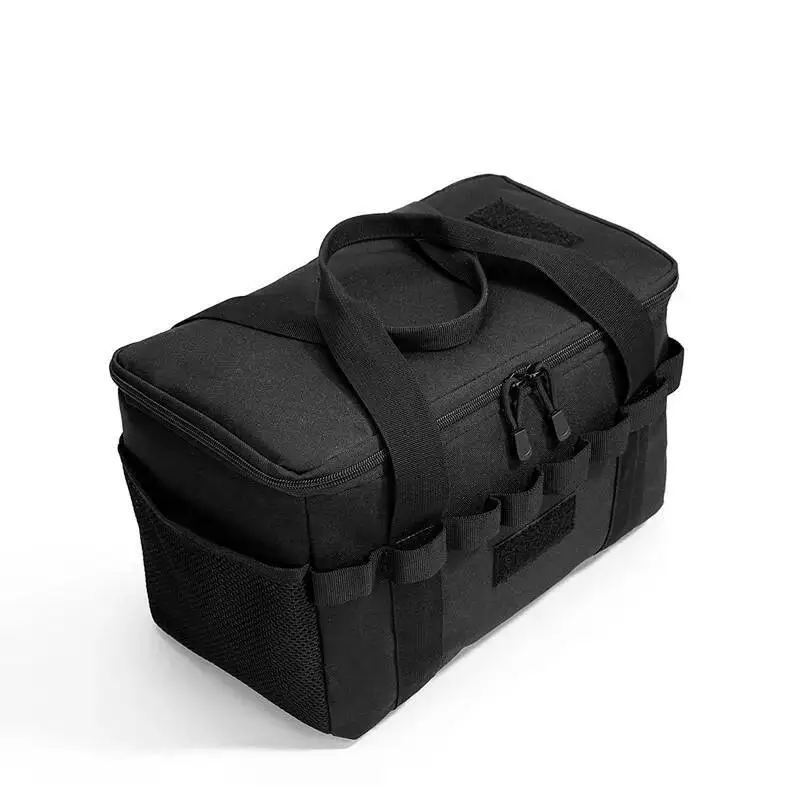 

2025 Solid Color Simple Fashion Extra Large Capacity Bento Bag With Aluminum Foil Outdoor Camping Tactical Bags