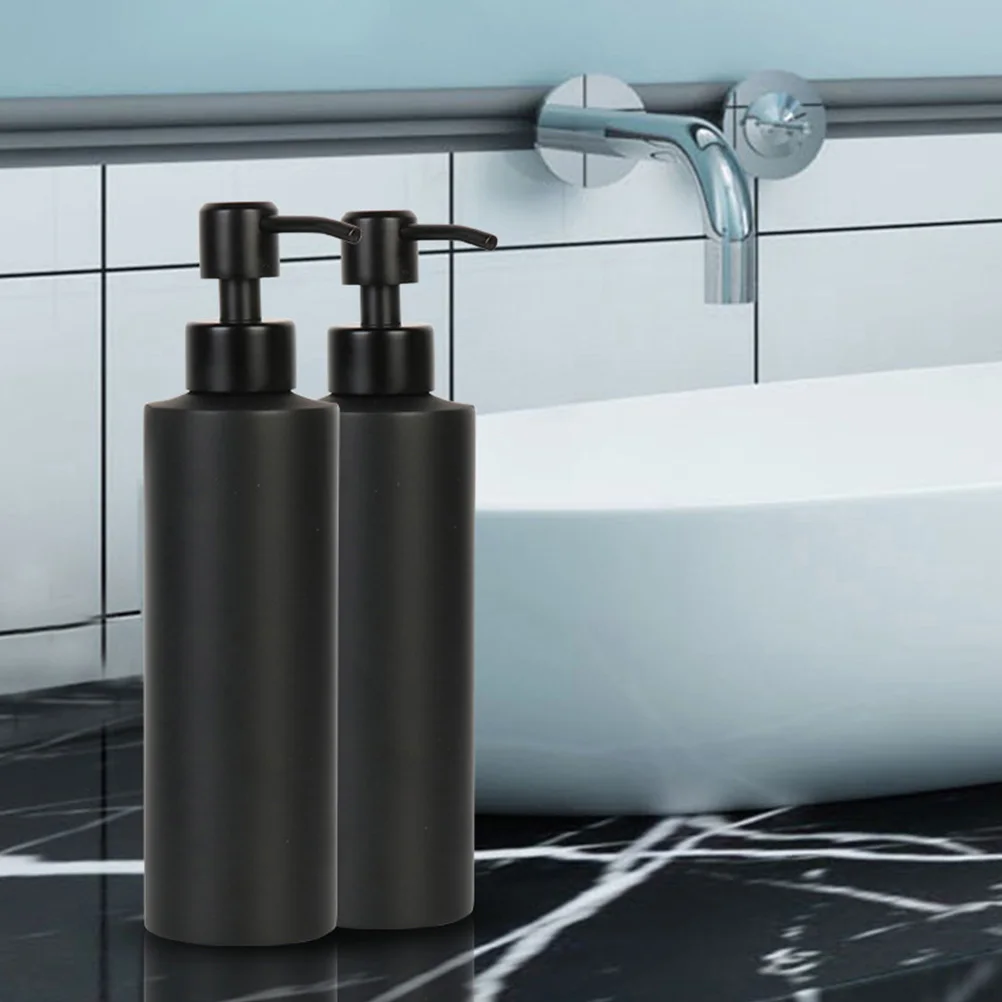 

1pc Soap Dispenser Bottle Portable Shampoo Pump Container Refillable Travel Lotion Dispenser For Home Hotel Bathroom Use Ceramic