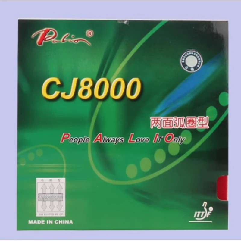 Palio CJ8000 loop for both side table tennis rubber Germany Tensor technology  tacky rubber for table tennis racket ping pong
