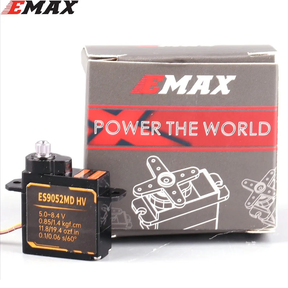 EMAX ES9052MD Digital Metal Gear Servo 5.5g HV All-Purpose High Voltage For RC Model Airplane /Helicopter