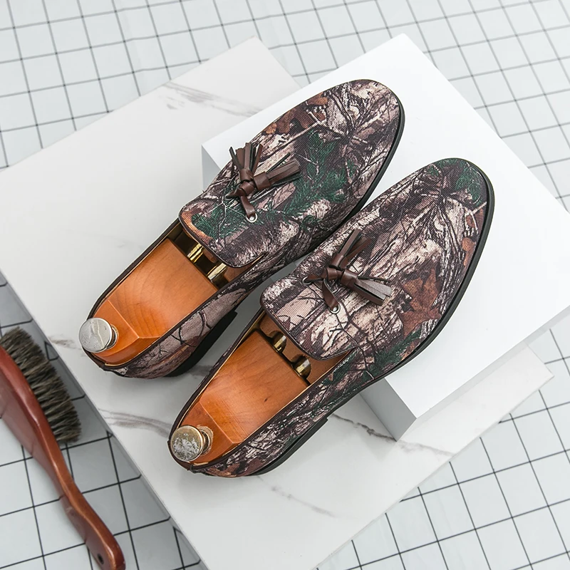 

Размер 38-46, деловые мужские лоферы, мужские повседневные удобные и дышащие брендовые кожаные туфли на одну ногу и мужская дорожная обувь