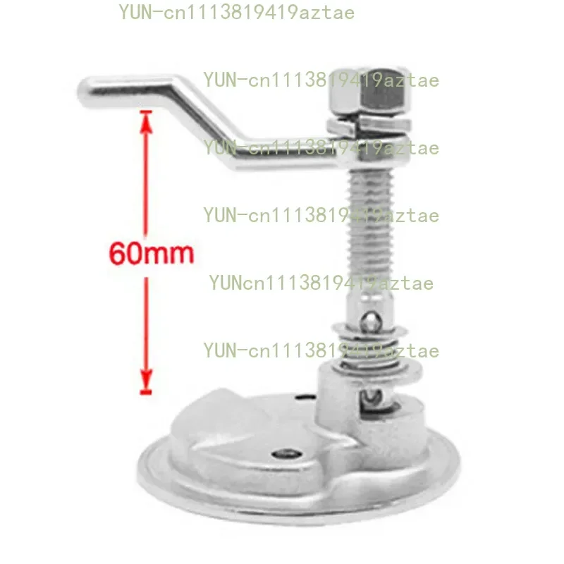 316 Stainless Steel Rotary Lock Handle Marine Strap Cabin Deck Cover Door Floor Lock Box Buckle for Outdoor Use
