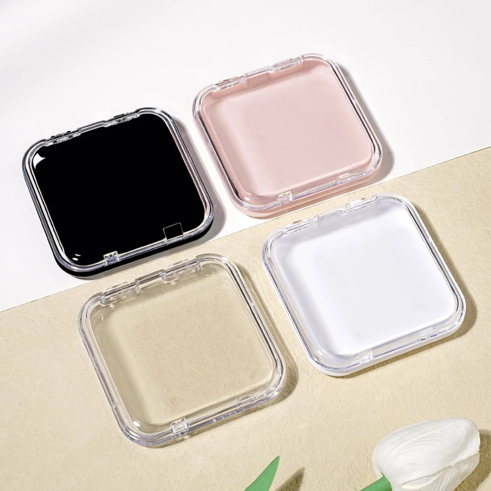 

16 шт., прозрачная коробка для хранения, чехол для накладных ногтей, розовая упаковочная коробка, подставка для дизайна ногтей, органайзер для ногтей, высокое качество