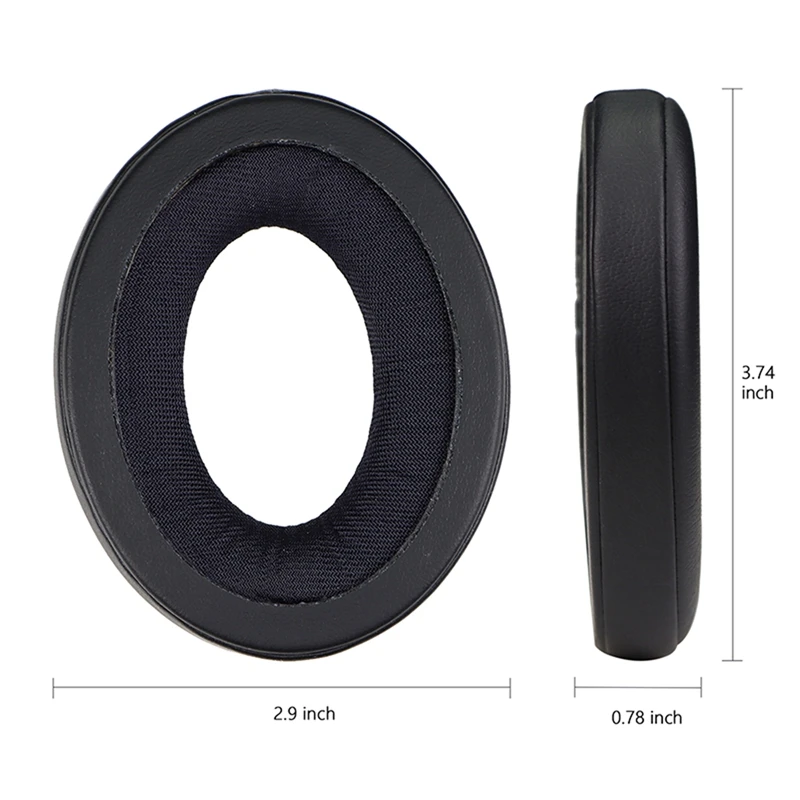 交換用タンパク質レザーイヤーマフカバー,アームパッドカバー,脚用クッション,空気入り,ヘッドフォン用1.0