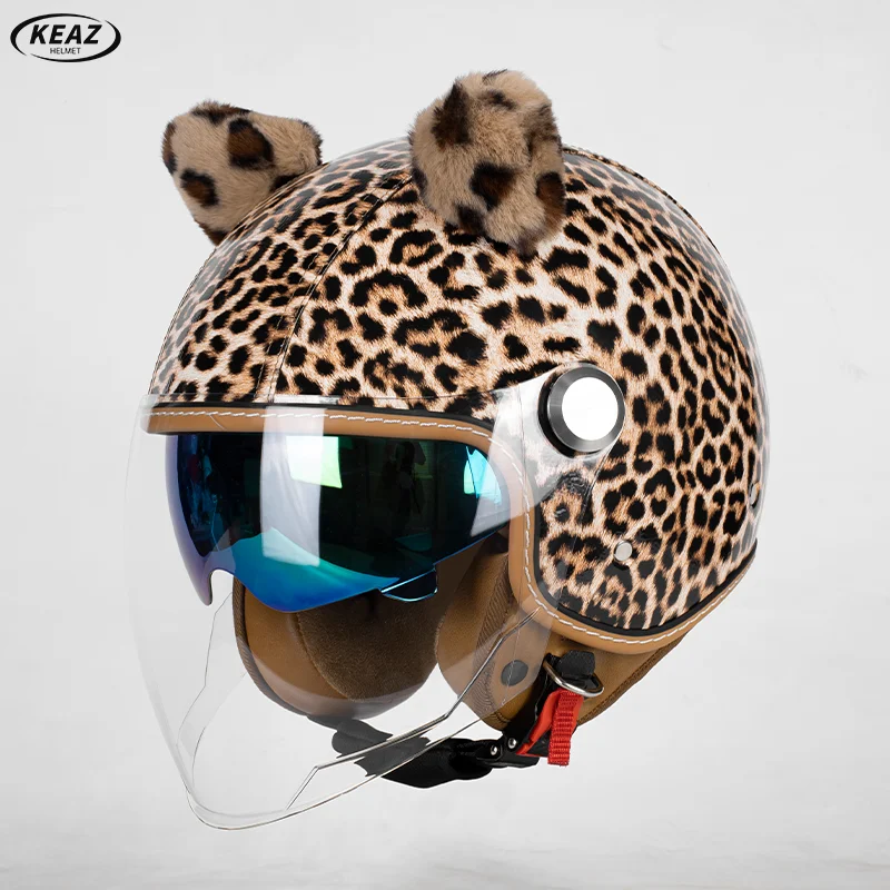 

Breathable 3/4 Open Face Motorcycle Helmet with Moisture-Wicking and Antibacterial Liner Promotes on Long Rides without Pressure