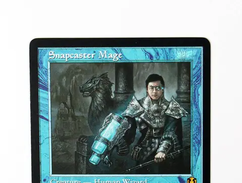 Snapcaster Mage Foil/Holo TCG 마법 프록시 블랙 최고 품질 프록시 카드 놀이 수집 보드 게임 데크 트레이딩 카드