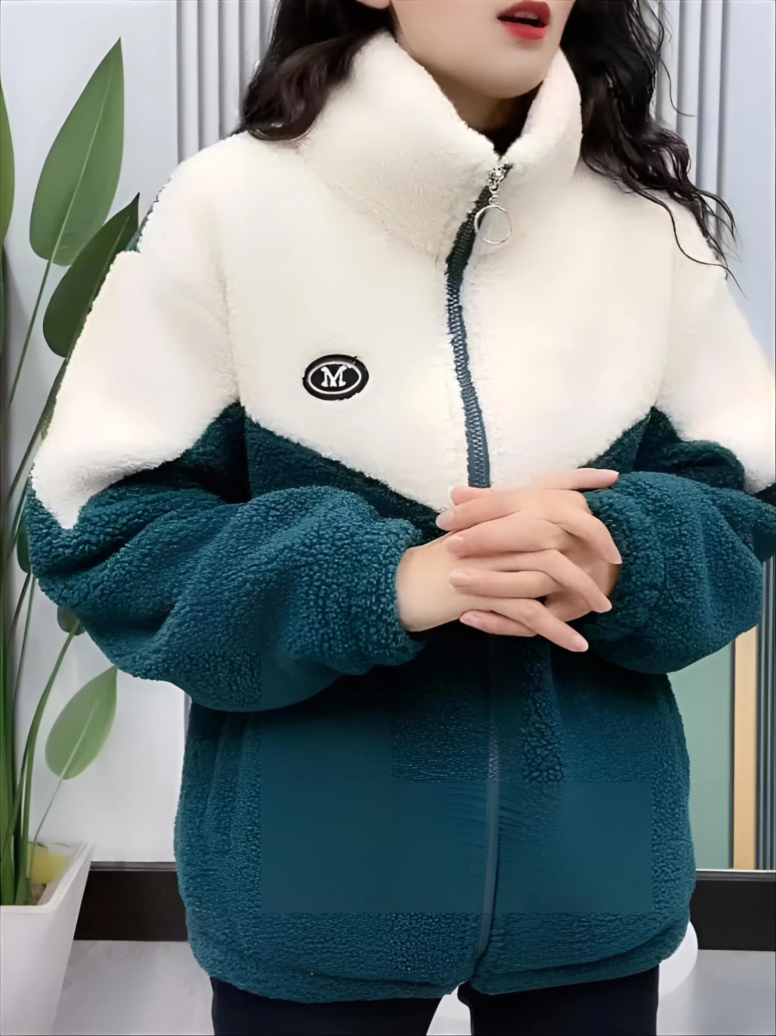 

Lamb Wool Jacket Women Winter Fleece Woman Cleanfit Tidy Neat Organized Arranged Orderly Systematic Methodical Structured Ladies