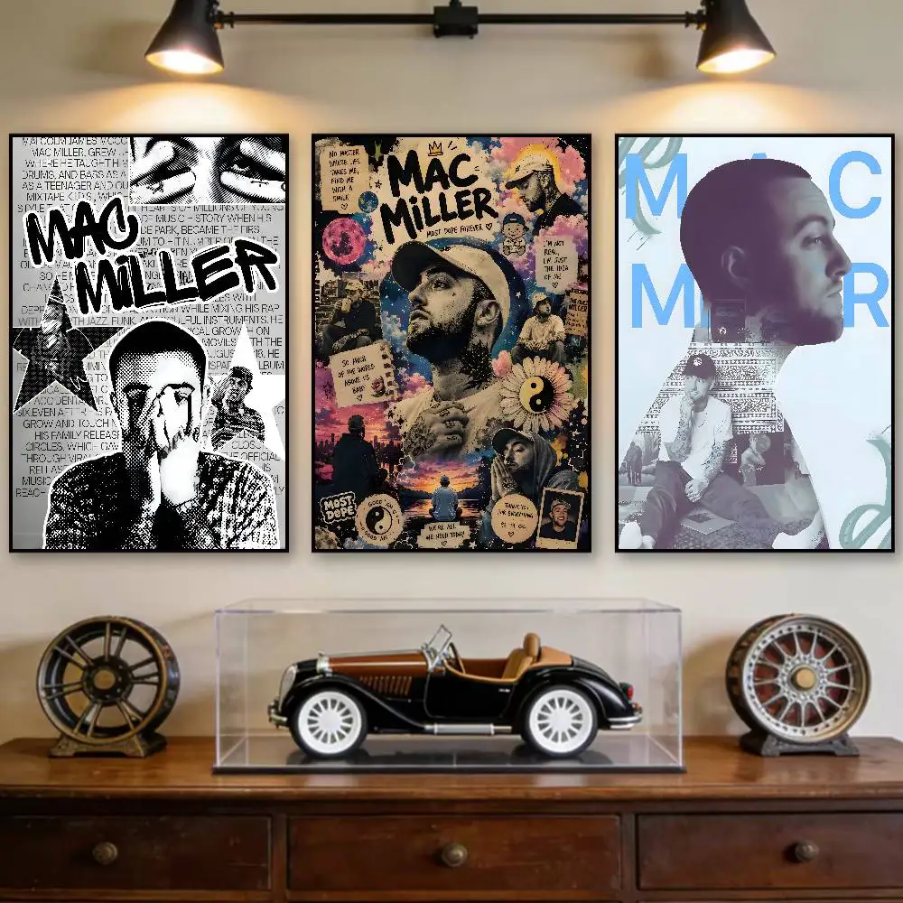 Singer M-Mac Circles Miller Classic Poster Room Decor Waterproof Sticky For Home Bar Wall Art Decoration