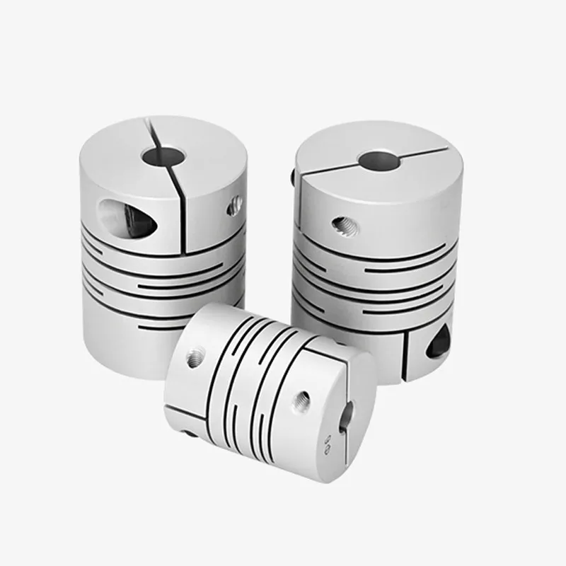 Aluminum Parallel‑Line Flexible Coupling Clamping‑Type Shaft Coupler for Encoder Stepper Servo Motor Screw Rod