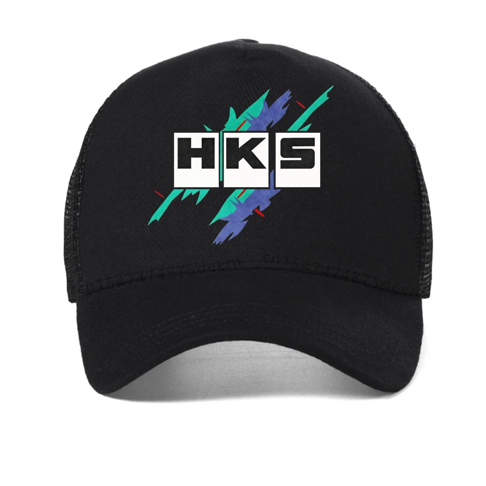 

HKS lettet Pattern Trucker cap Limited HKS Power and Sportser Performance Baseball Cap Men Women Sun Hat Mesh Snapback Hats