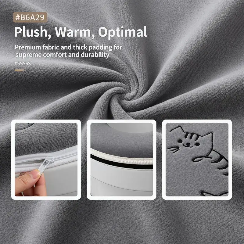 Bathroom Toilet Seat Cover Pad 1Pcs Soft Washable Cushion Warmer for Comfortable Sitting